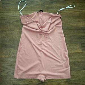 Worn a couple times, $8. Light pink romper